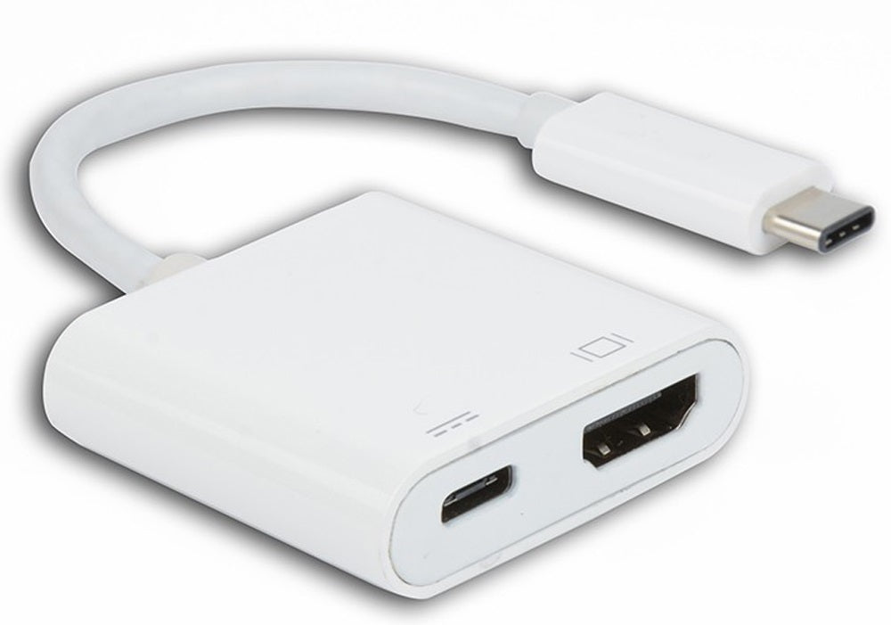 8Ware USB Type-C to HDMI Adapter Cable with Type-C Charging Port - Up to 60W 8Ware USB Type-C to HDMI Adapter Cable with Type-C Charging Port - Up to 60W